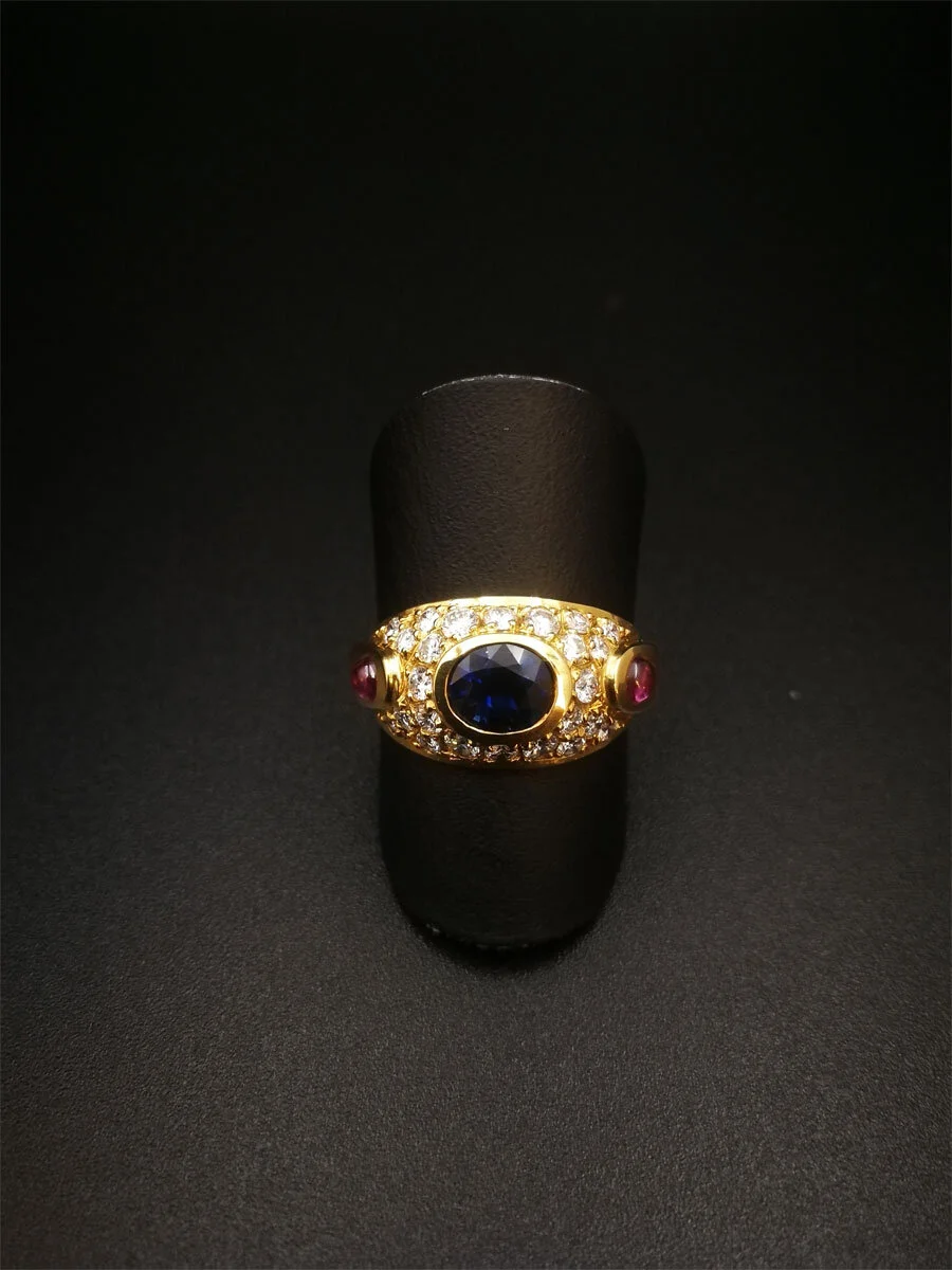 Damenring Gelbgold 18k 750