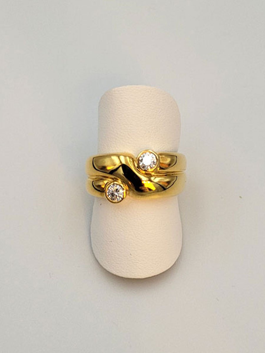 Ring Gelbgold Diamanten