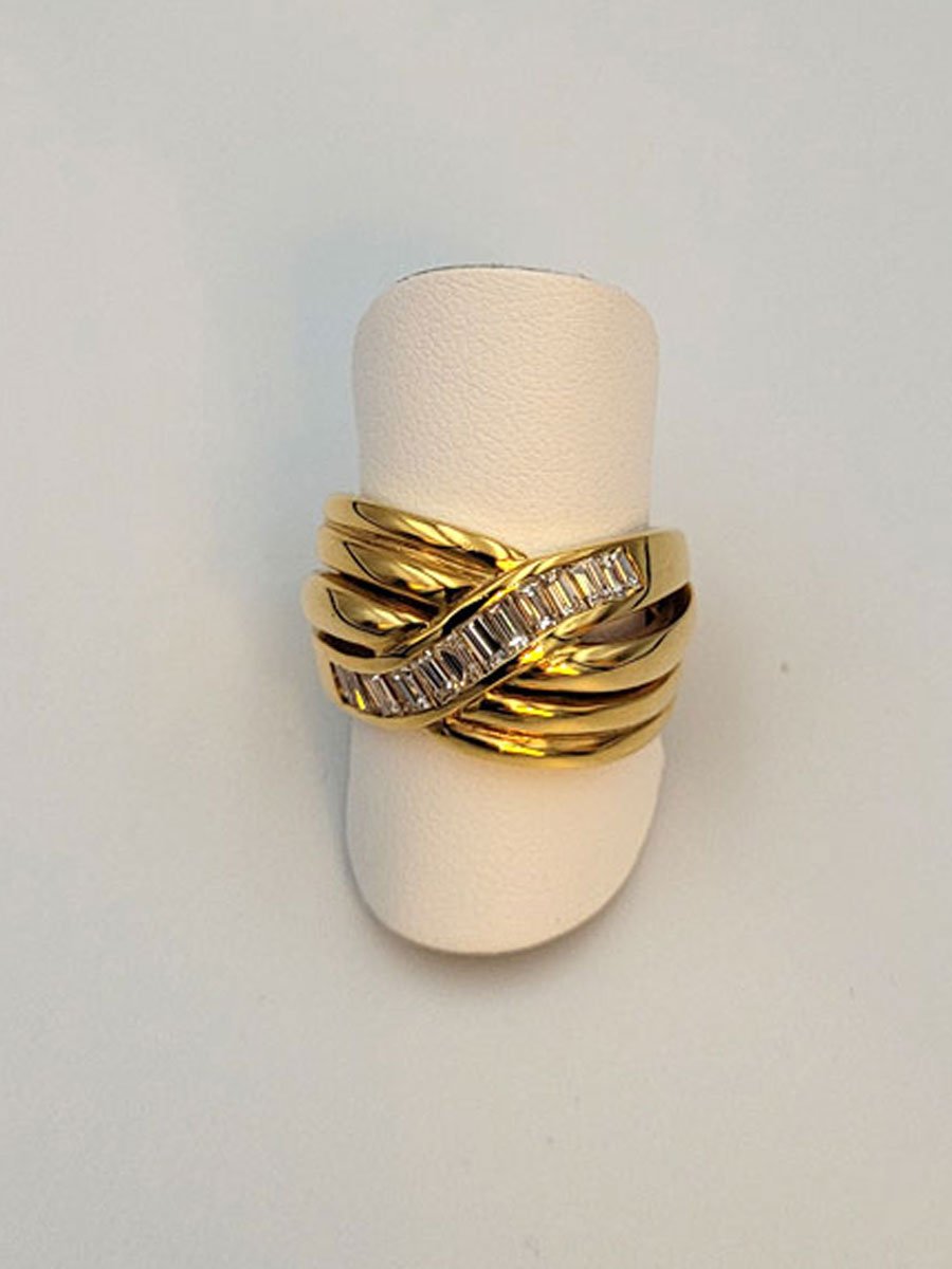 Ring Gelbgold Diamanten