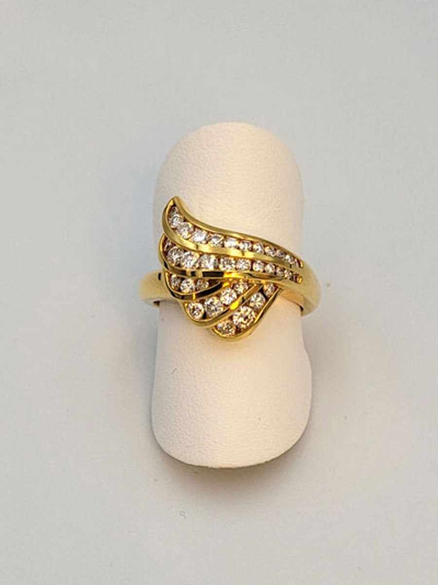 Ring Gelbgold Diamanten