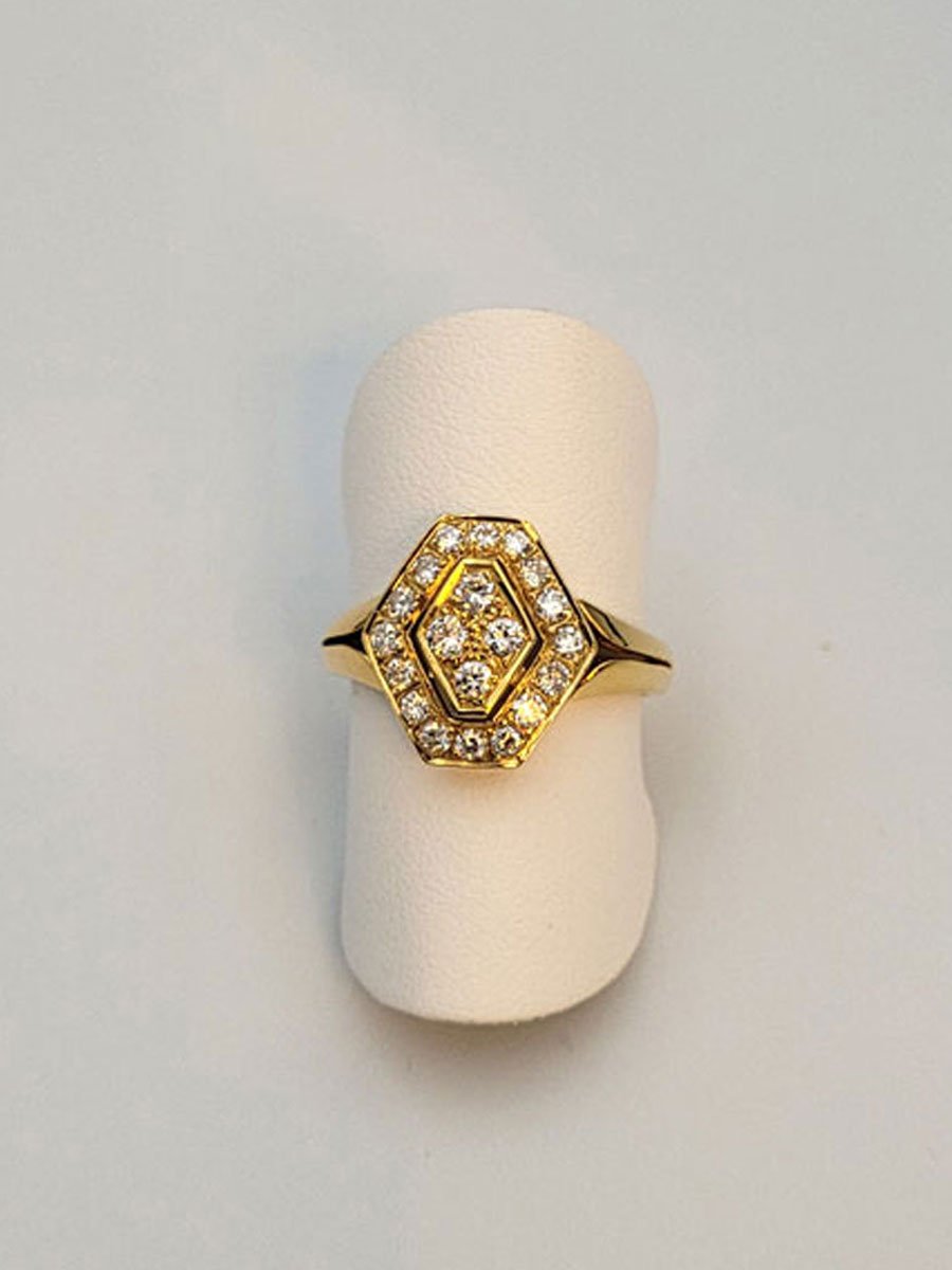Ring Gelbgold Diamanten