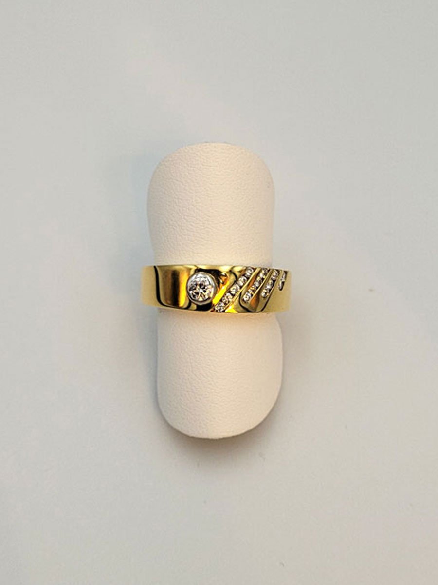 Ring Gelbgold Diamanten