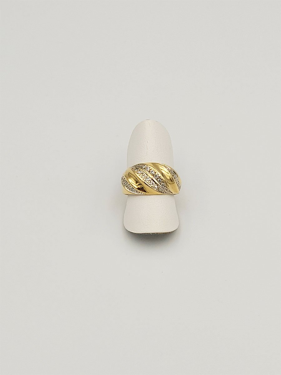 Damenring 18k 750 Gelbgold