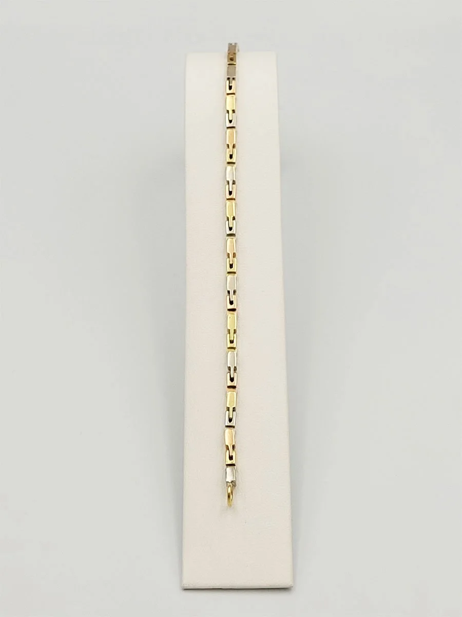 Bracelet 18k 750 Tricolor