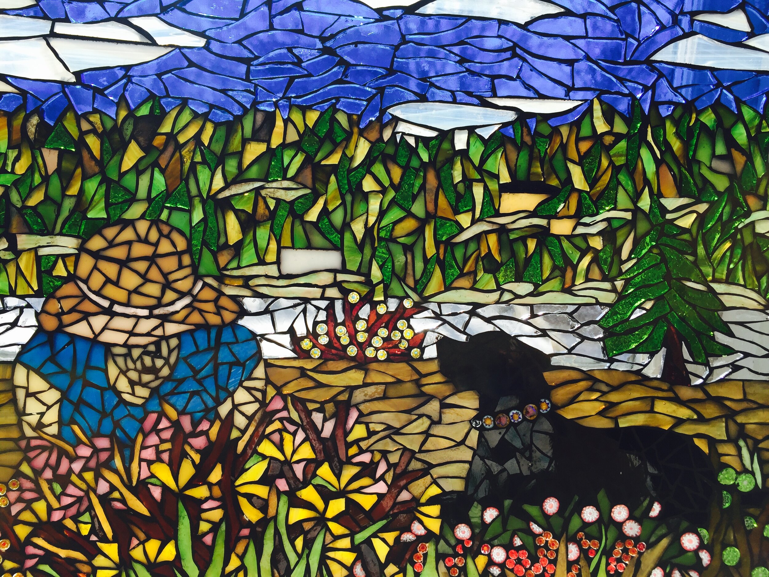 Anne Marie and Henry in the Garden