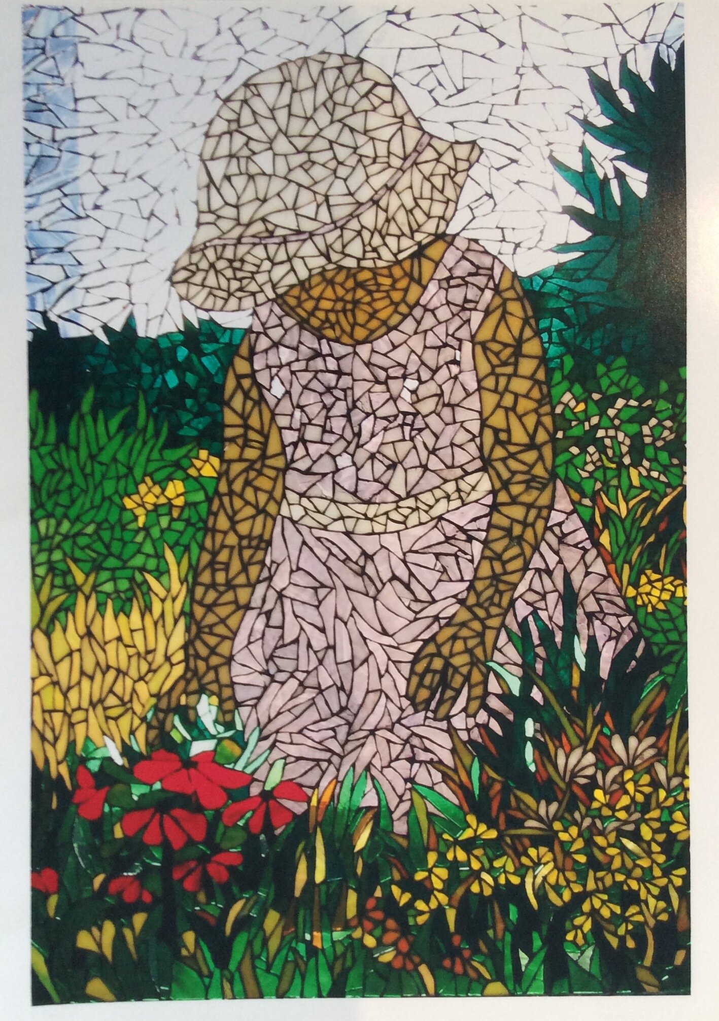 Girl Picking Flowers