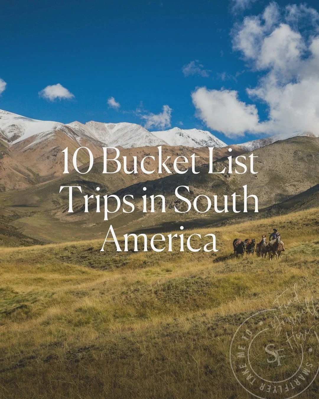 10 MUST SEE DESTINATIONS IN SOUTH AMERICA *save + share for future travel inspo*

The thing about South America is that it&rsquo;s massive, like roughly two times the size of the U.S. massive. So when it comes to the sheer range of travel experiences