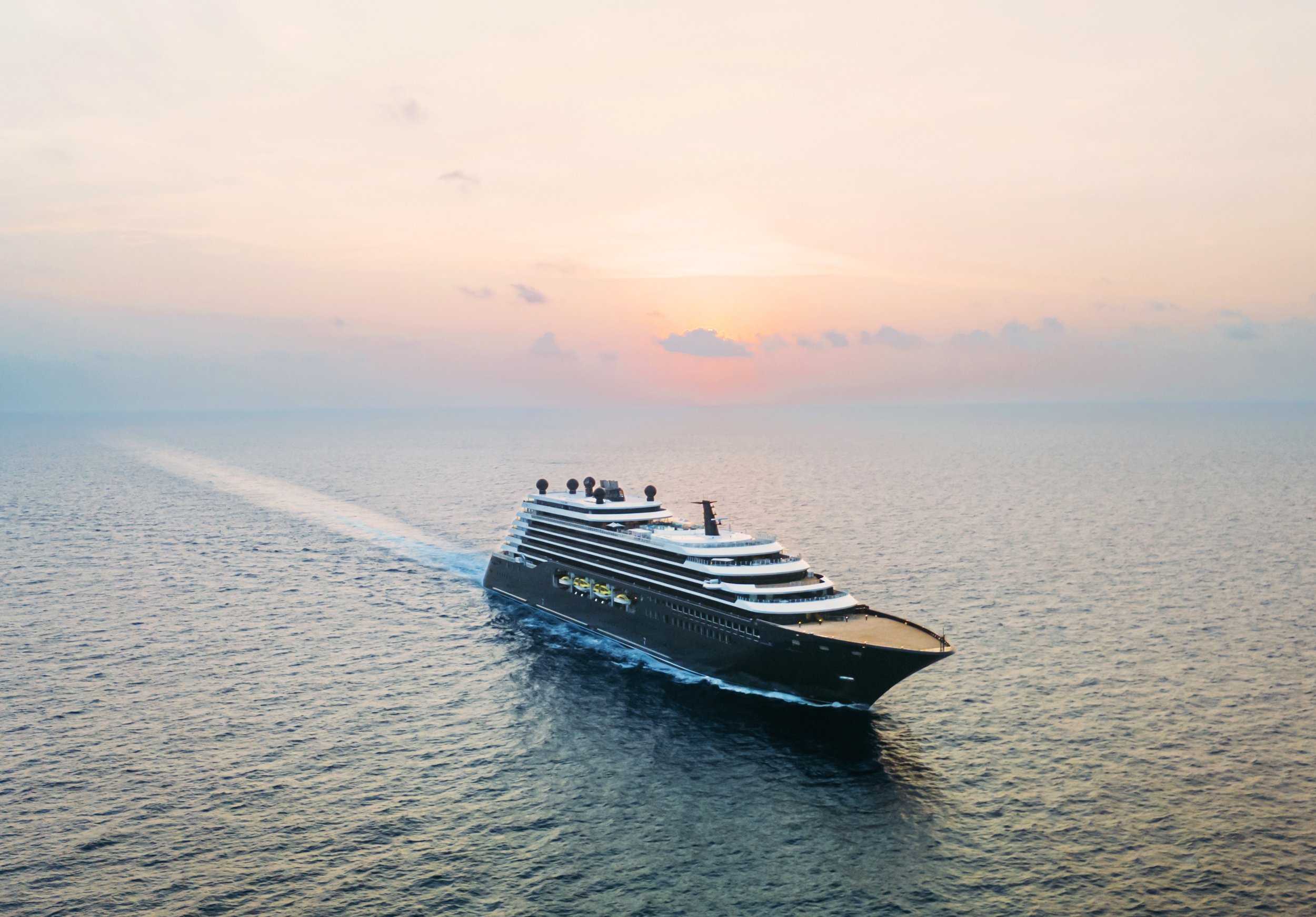 A photo of The Ritz-Carlton Yacht Collection ship, luxury cruise amenities, Amina Dearmon, New Orleans