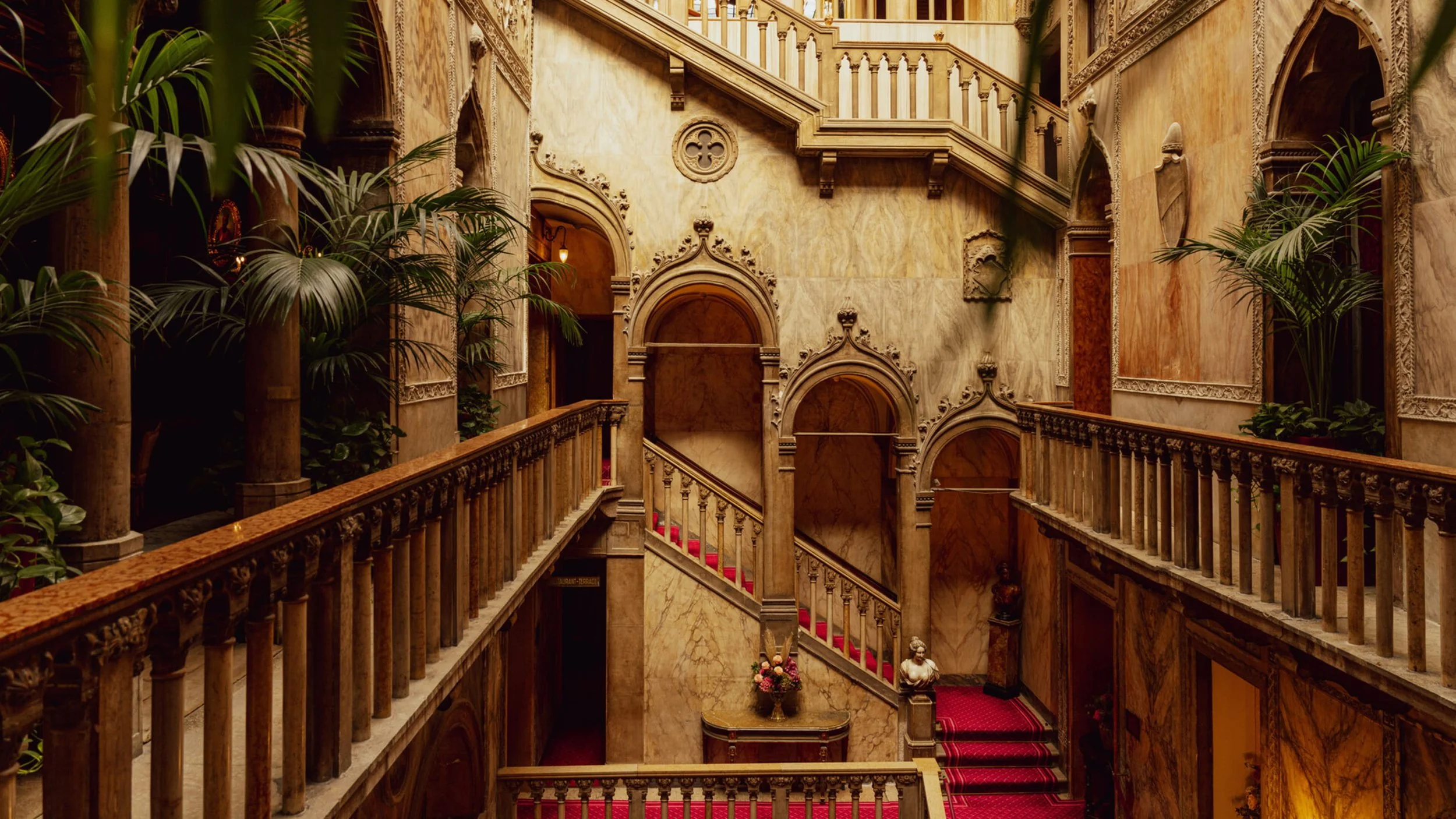 Palazzo Dandolo staircase at Four Seasons Venice