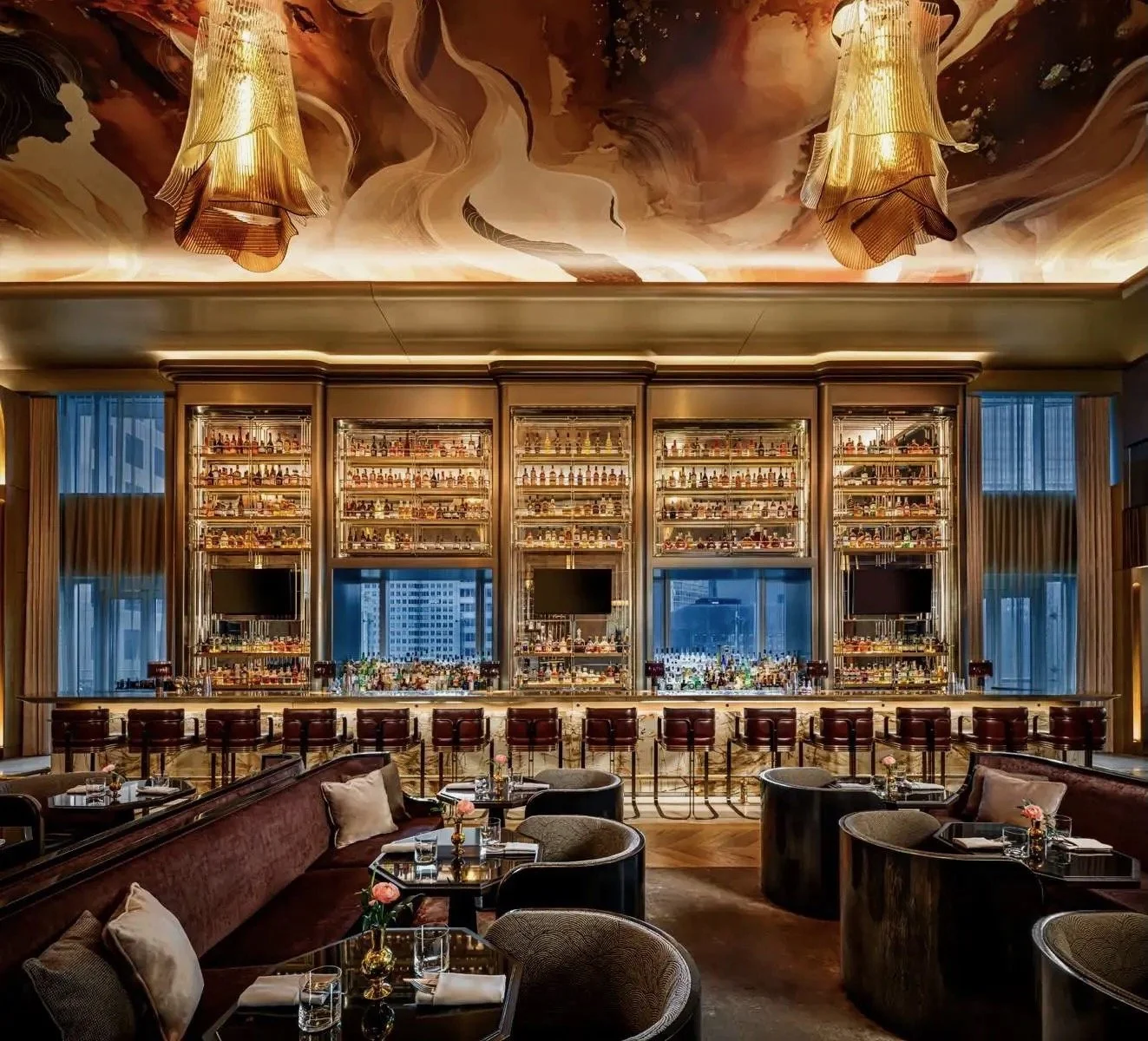 A photo of the bar at St. Regis Toronto with hotel perks, VIP amenities, Amina Dearmon, New Orleans