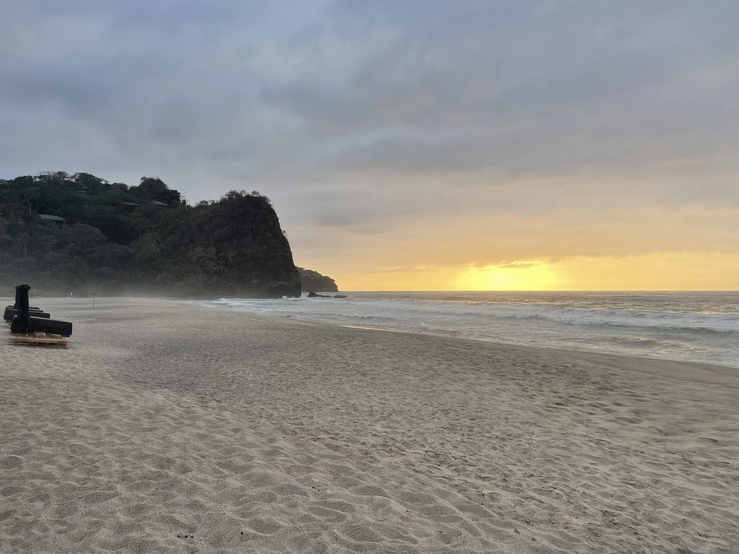 Sunset at Rosewood Mandarina Beach Club