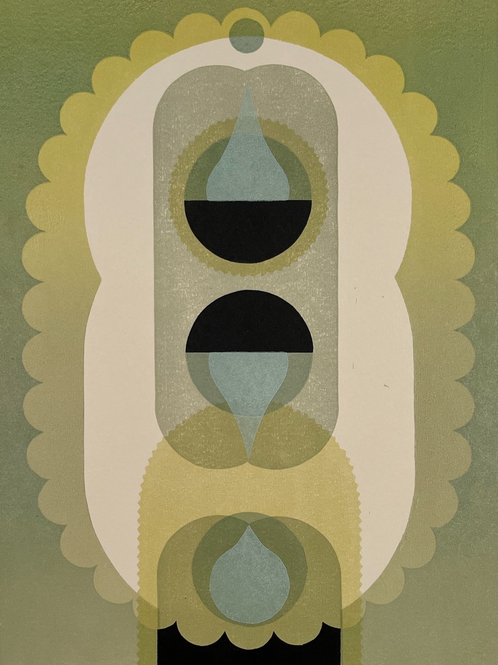 Sister Monoprint V.3 | Monoprint on Japanese paper | 15”×11” | 2025