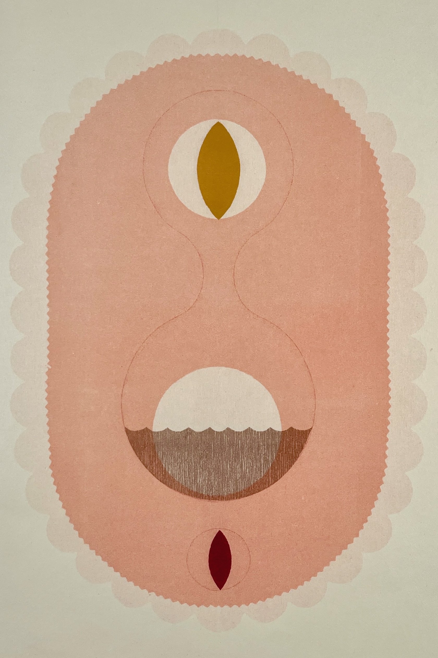 Sister Monoprint V.6 | Monoprint on Japanese paper | 15”×11” | 2025