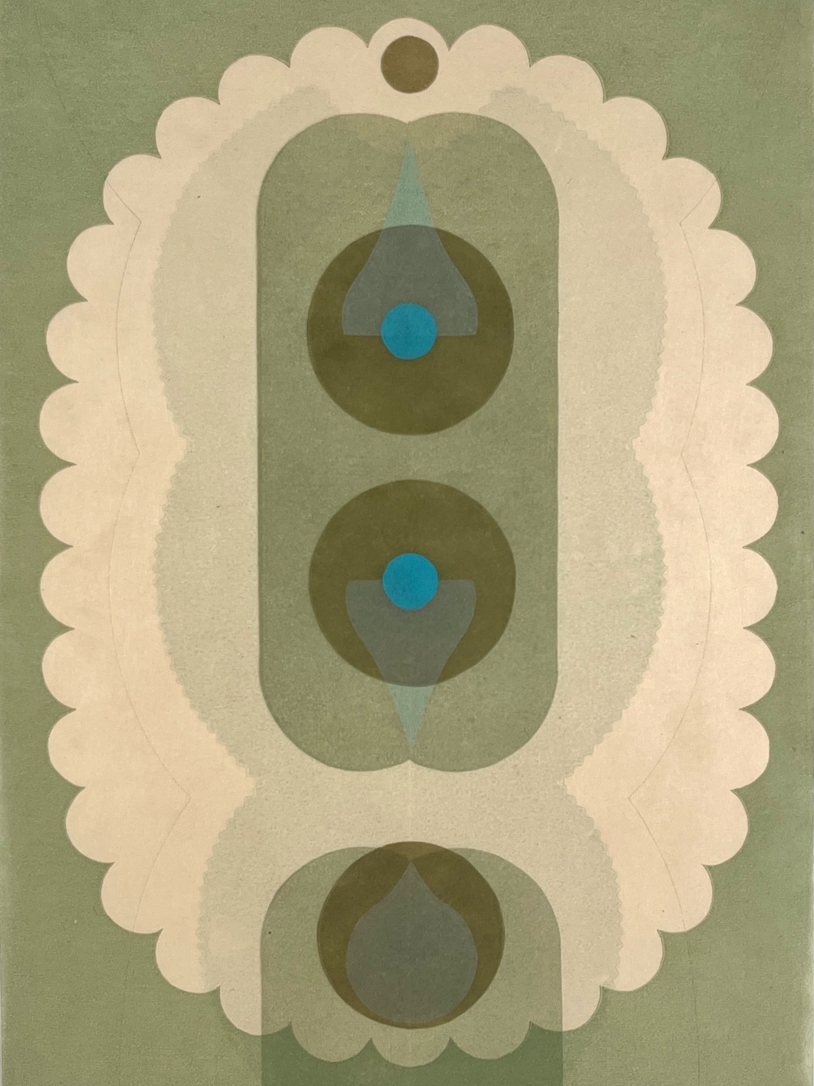Sister Monoprint V.4 | Monoprint on Japanese paper | 15”×11” | 2025