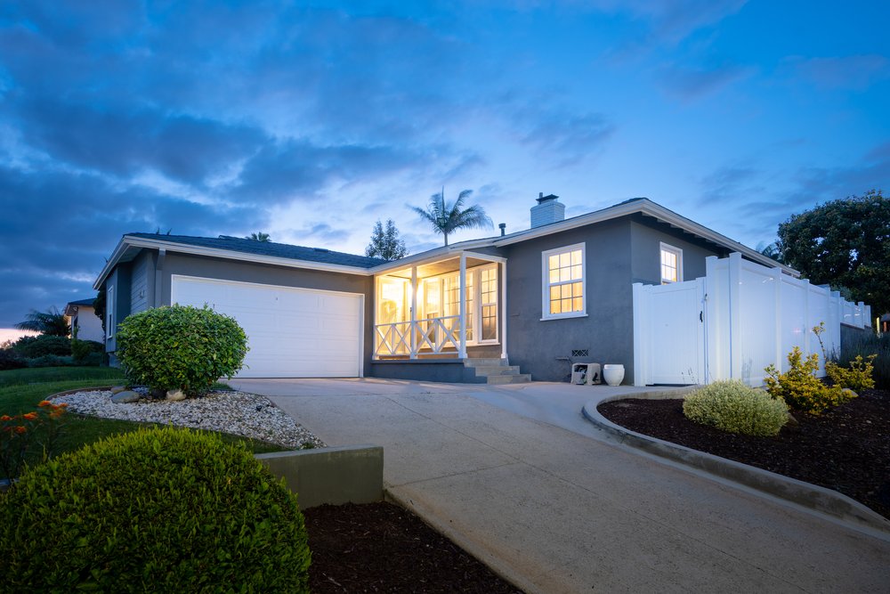 Twilight exterior 7301 W 87th Place Westchester California 90045.JPG