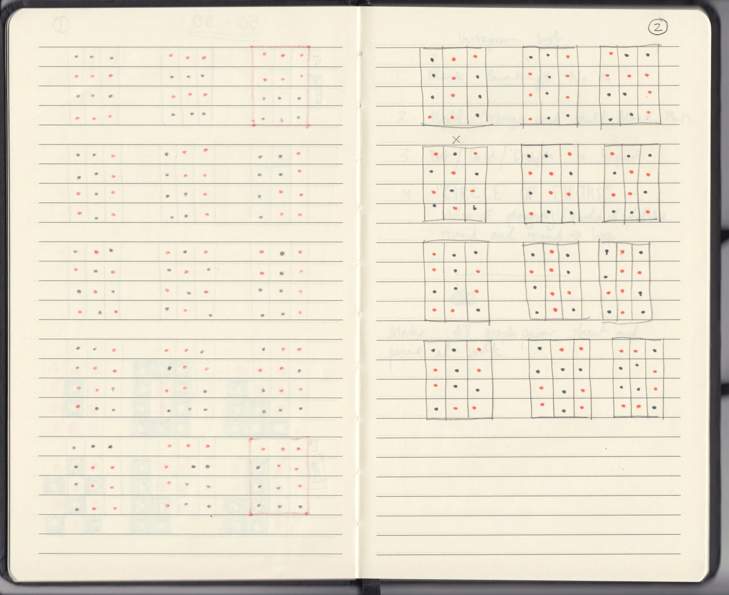 Note Book studies for 50-50 series, Page 02