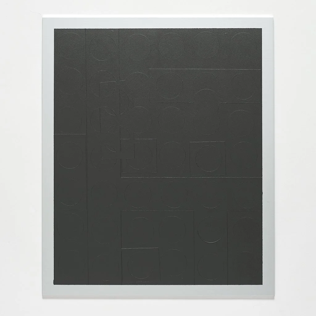 Date: 2025 Size: 304 x 254 mm (12 x 10 inches) Medium: Graphite Gray Acrylic (Golden) Support: 3mm aluminium panel