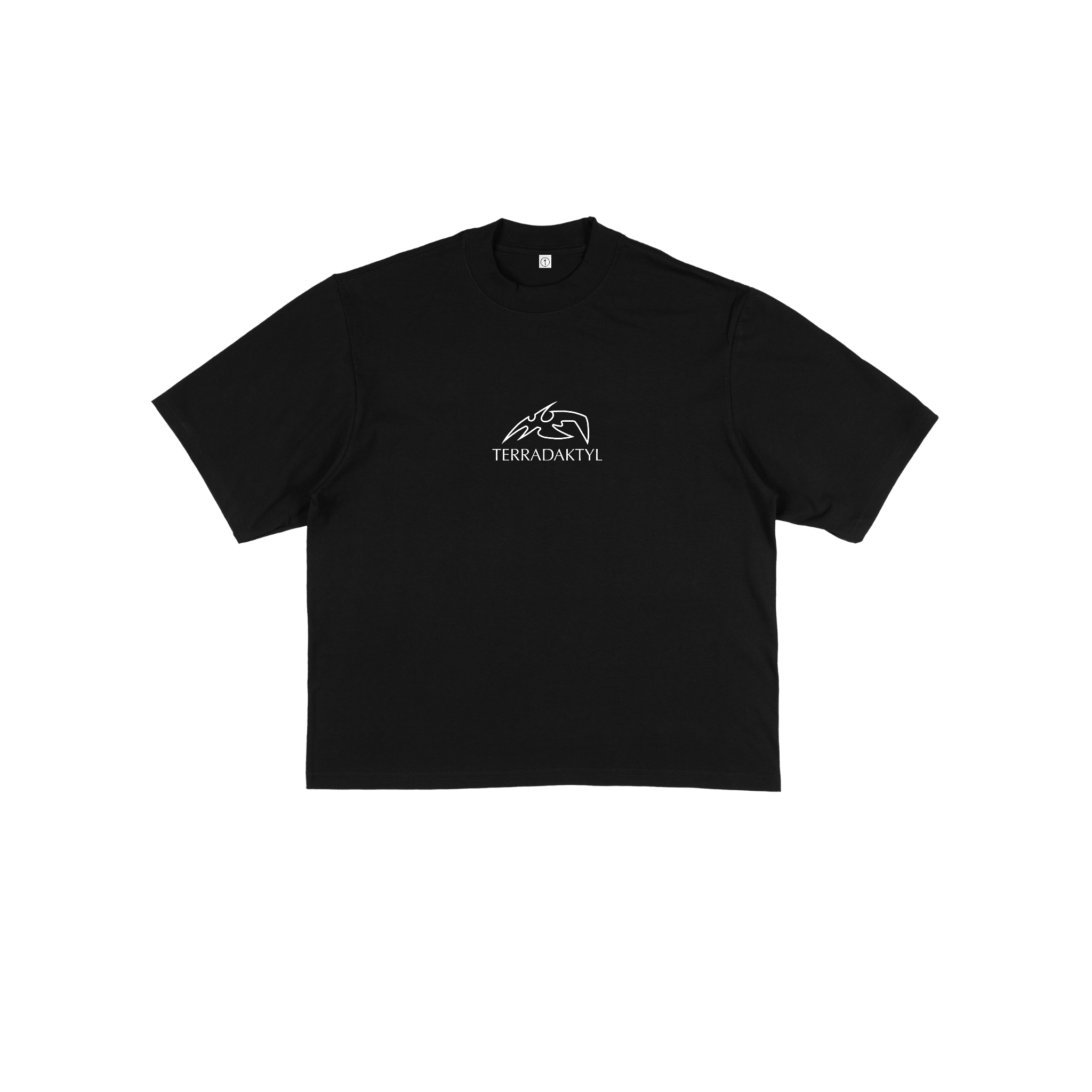 TERRADAKTYL Fossil Mark logo t-shirt in black