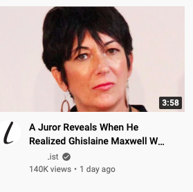 Holy Spirit use the missing text to bind Ghislaine Maxwell and prevent