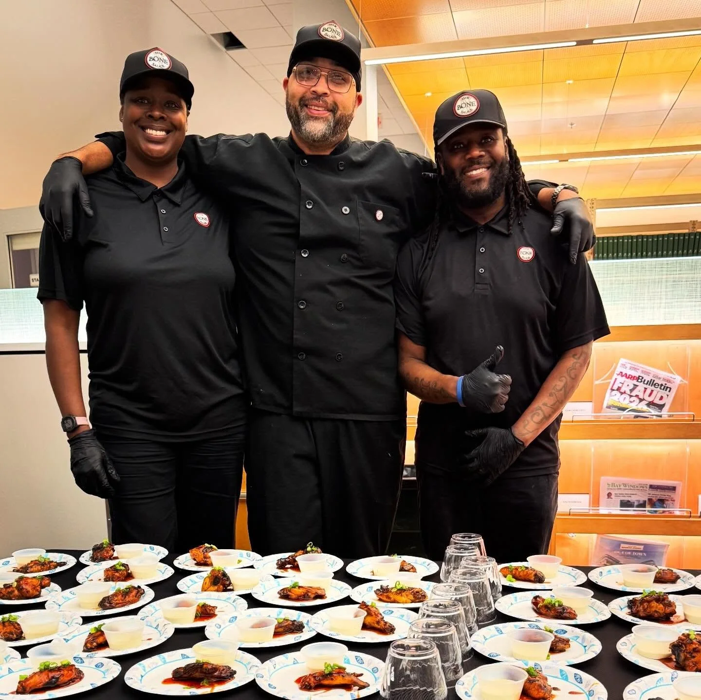 We always have a blast at the @worcesterpubliclibrary for the Tee Off Fundraiser! And it always feels a little naught to eat in the library 😉
