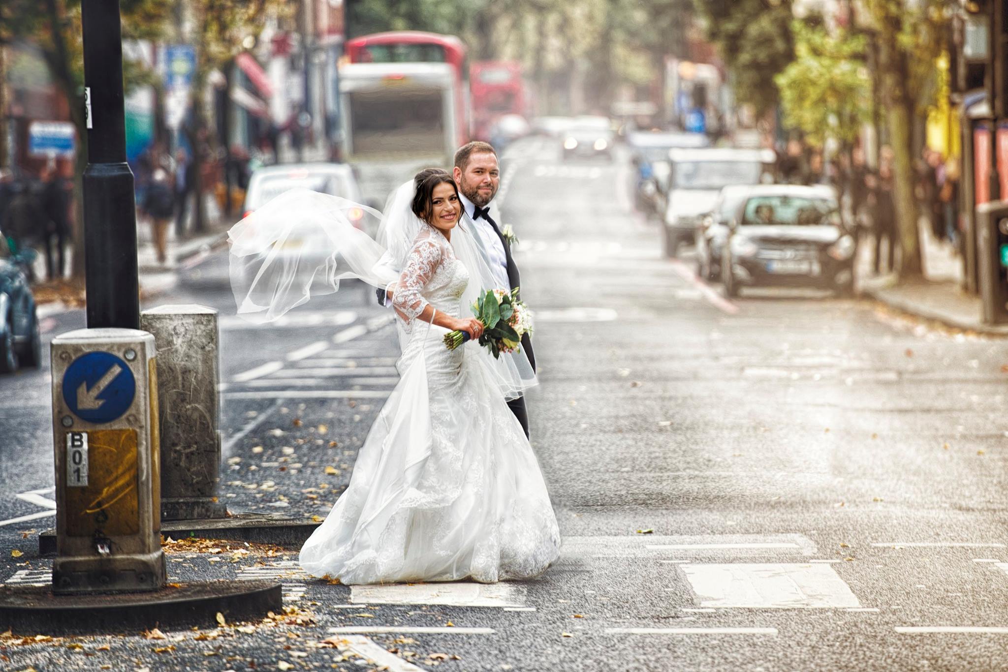 street wedding photography in London