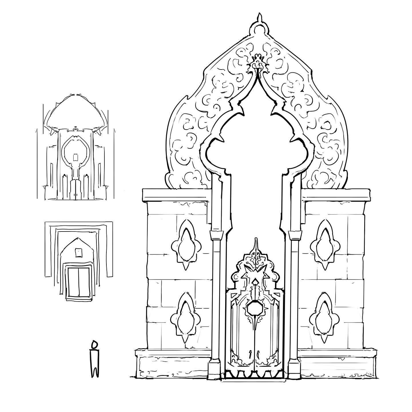 Class demo on designing a door inspired by Islamic architecture

#art #creative #design #conceptart #door #drawing #architecture #environment