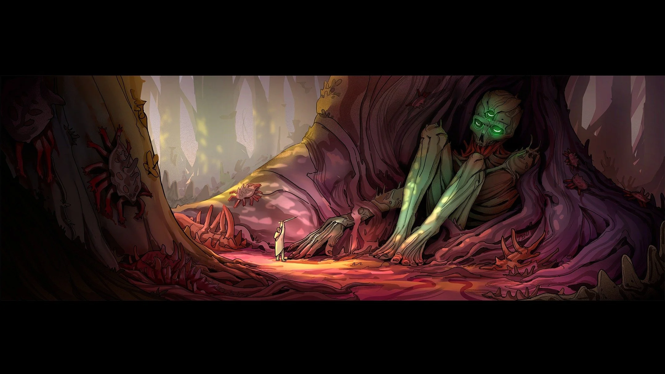 The Idle God

#painting #art #creative #design #sloth #forest #concept #illustration #background #drawing