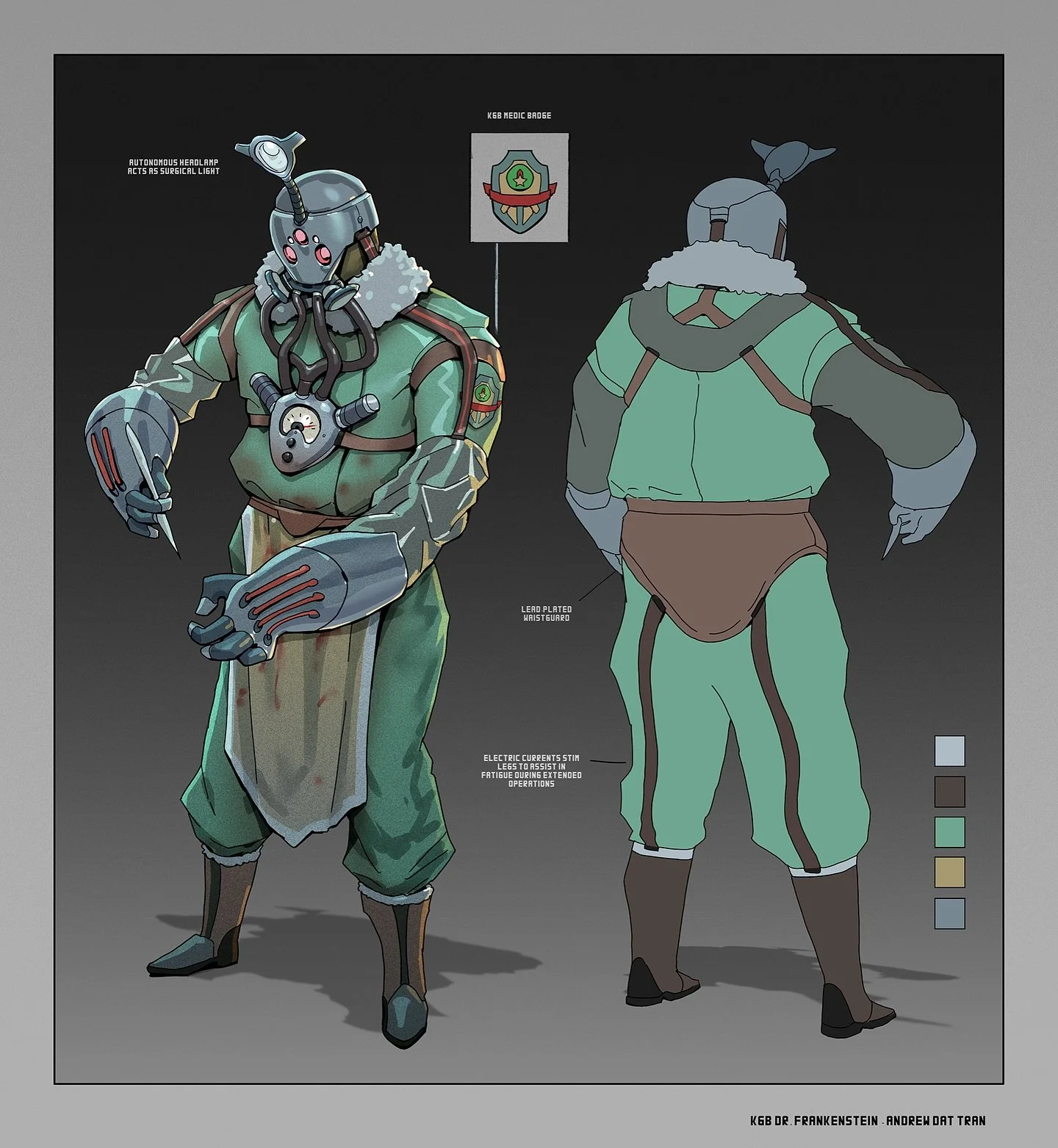 KGB Dr. Frankenstein

#art #creative #character #design #Frankenstein #monster