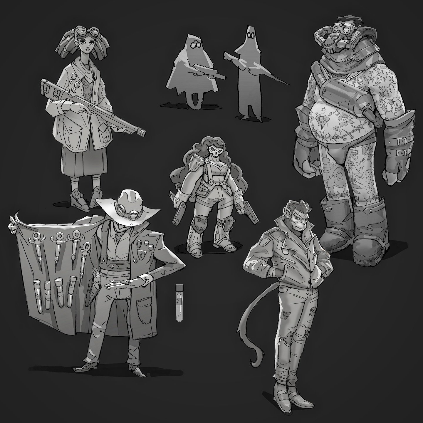 Wastelanders

#art #creative #sketch #postapocalypse #artist #draw #character #concept