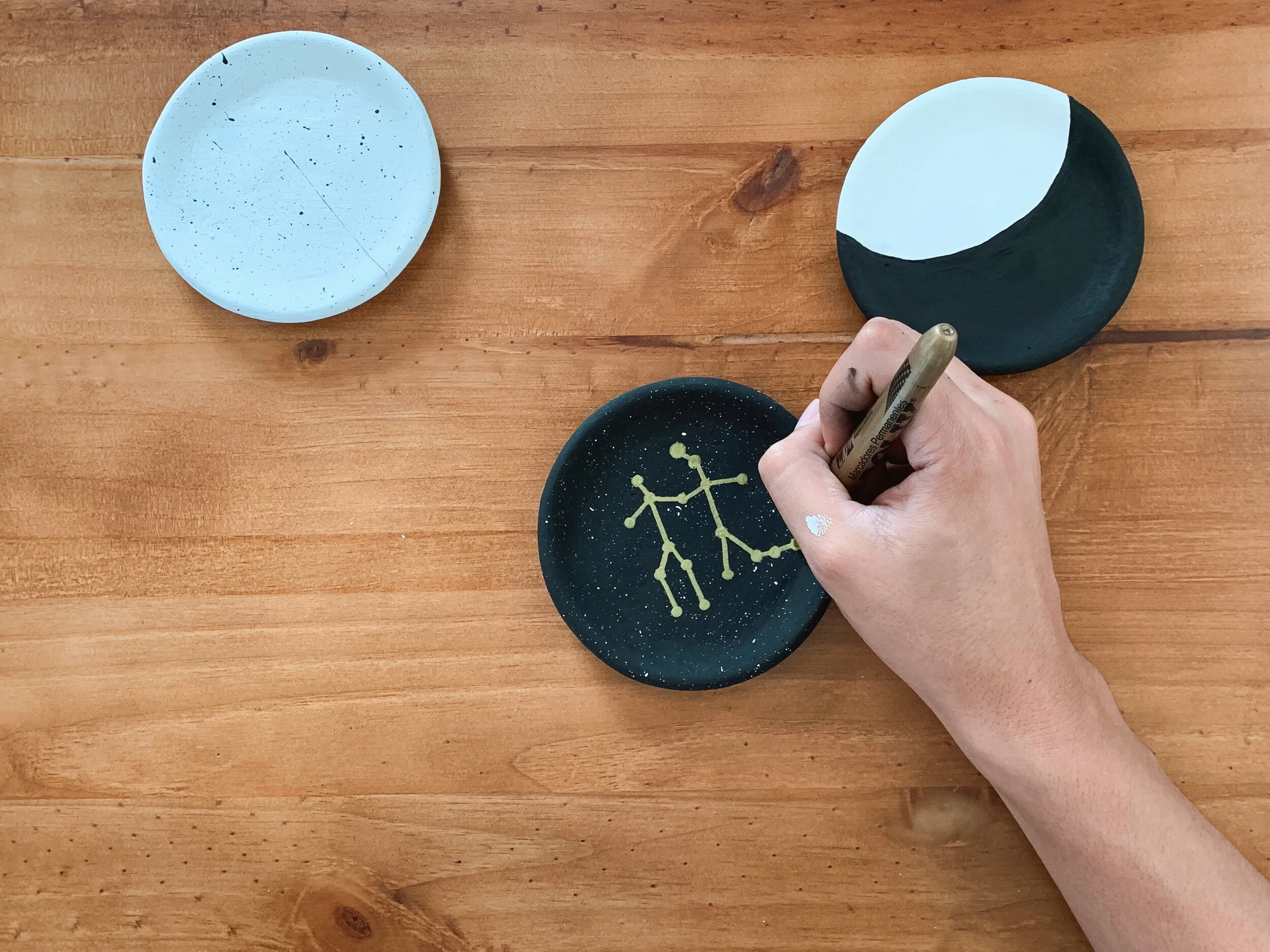 Celestial Trinket Dishes — Mynor Caballeros