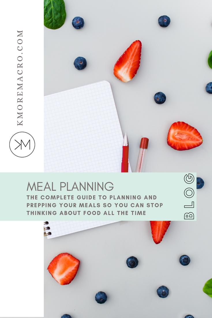 The Complete Guide To Planning And Prepping Your Meals So You Can Stop Thinking About Food All The Time Kmoremacro