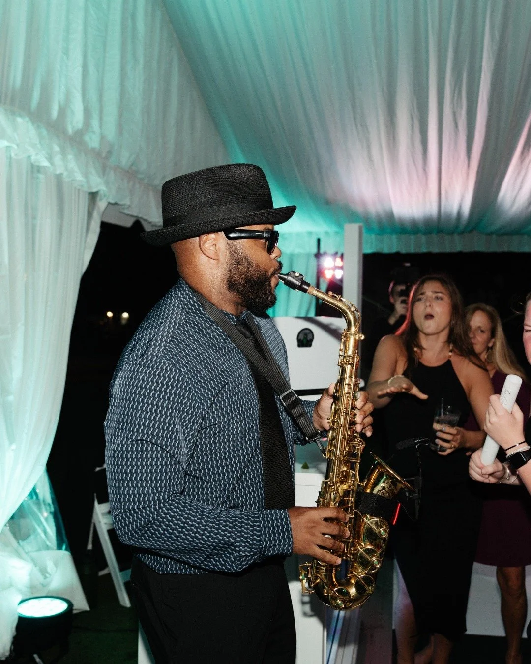Reception, cocktail hour, ceremony, or special requests, whatever part of your wedding you&rsquo;re looking to add something new and different to, like Live Sax, I can help meet that need.

And come get a first look and sound of me playing the Sax th