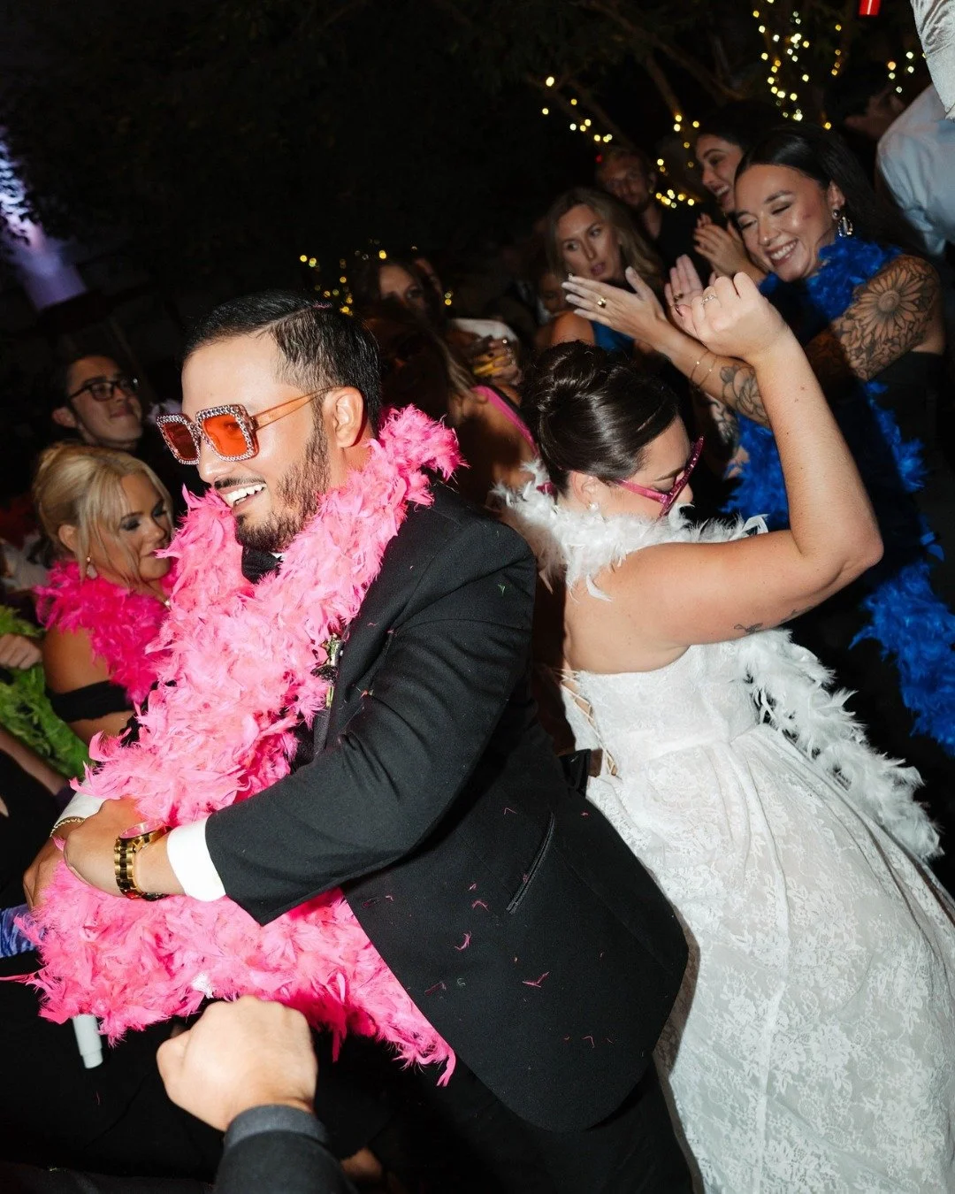 There&rsquo;s nothing better than a packed dance floor and a couple who knows how to celebrate.
We love curating unforgettable wedding receptions from the music to the lights to the custom effects. We got you covered! DM us to book your date!

📷: @m