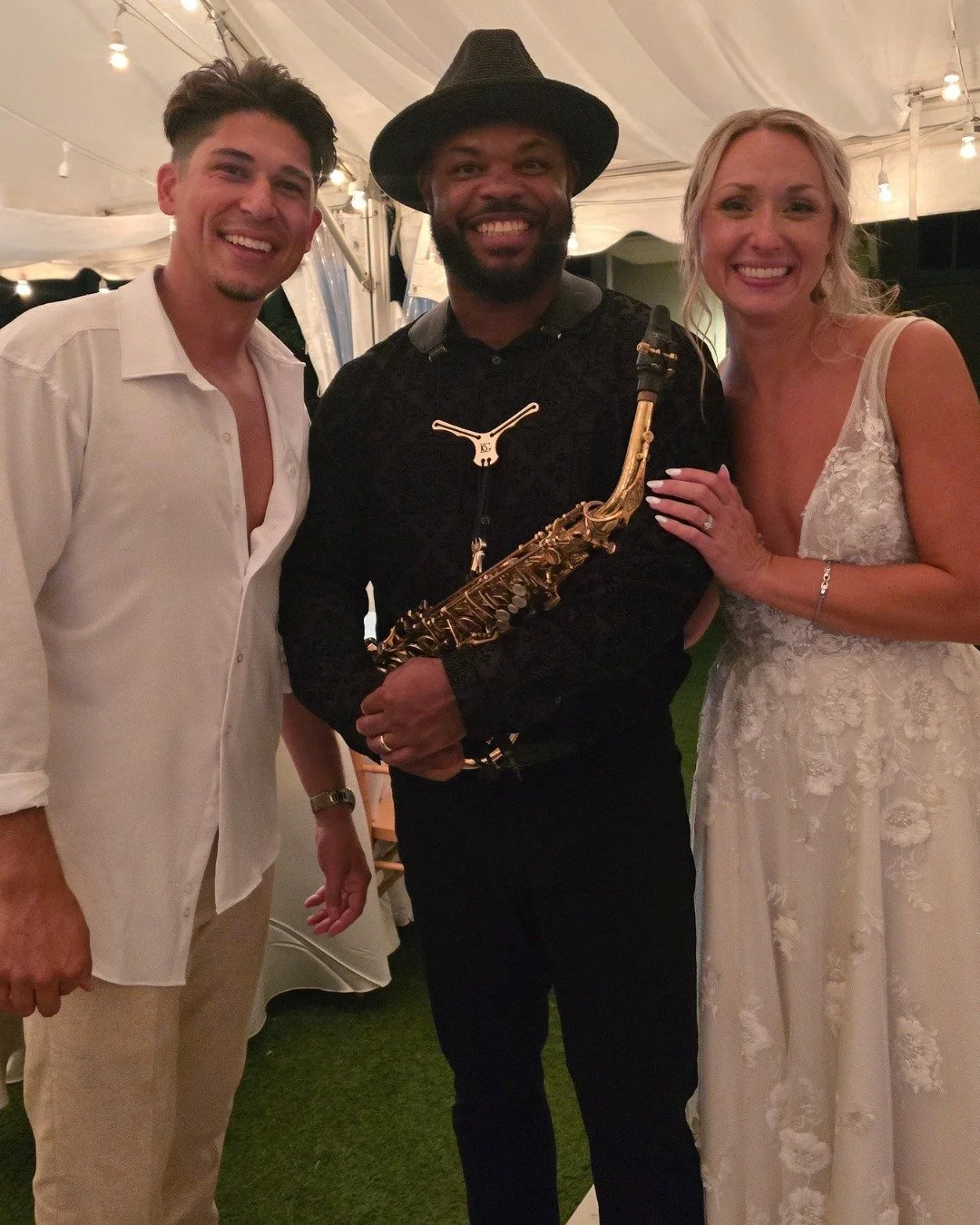 It&rsquo;s always an honor to be part of a wedding day. Not just because of the music but because we get to help couples celebrate their one-of-a-kind love stories like this one! Let&rsquo;s make your day special! Book us to bring the FUN! 

🎧 DJ | 