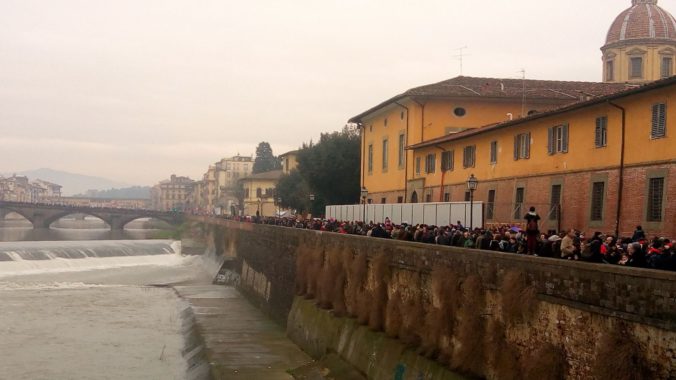 Photograph of Florence’s Protest March. March 5, 2018. Credit: Silvia D’Amato.