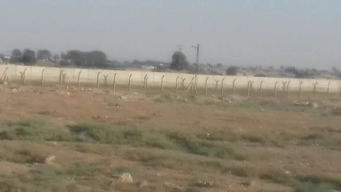 Turkey-Syria border, border wall, photo taken in Ceylanpınar by the author on 22 July 2018.