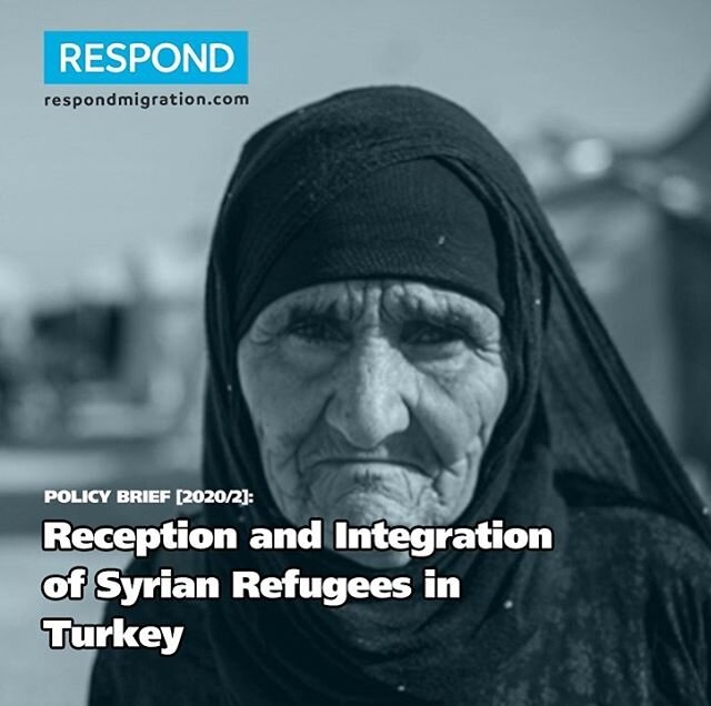 @respond.horizon2020 #respondproject Policy Brief [2020/2] is online now!
This Policy Brief focuses on reception and integration policies, practices and humanitarian responses to refugee immigration between 2011 and 2017 in Turkey. 
#respondmigration
