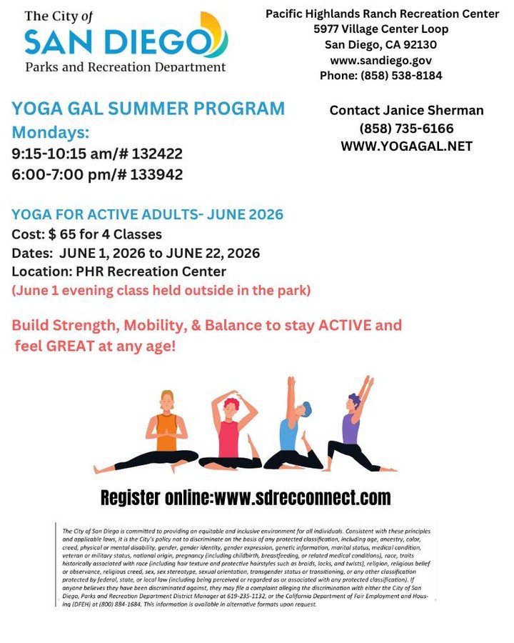 ☀️ Summer is the perfect time to start your yoga practice!☀️ Build strength, find balance, increase flexibility, and make new friends.🧘 Classes are specifically designed for students 45+!✨ Click the link in our bio to grab your mat and join the comm
