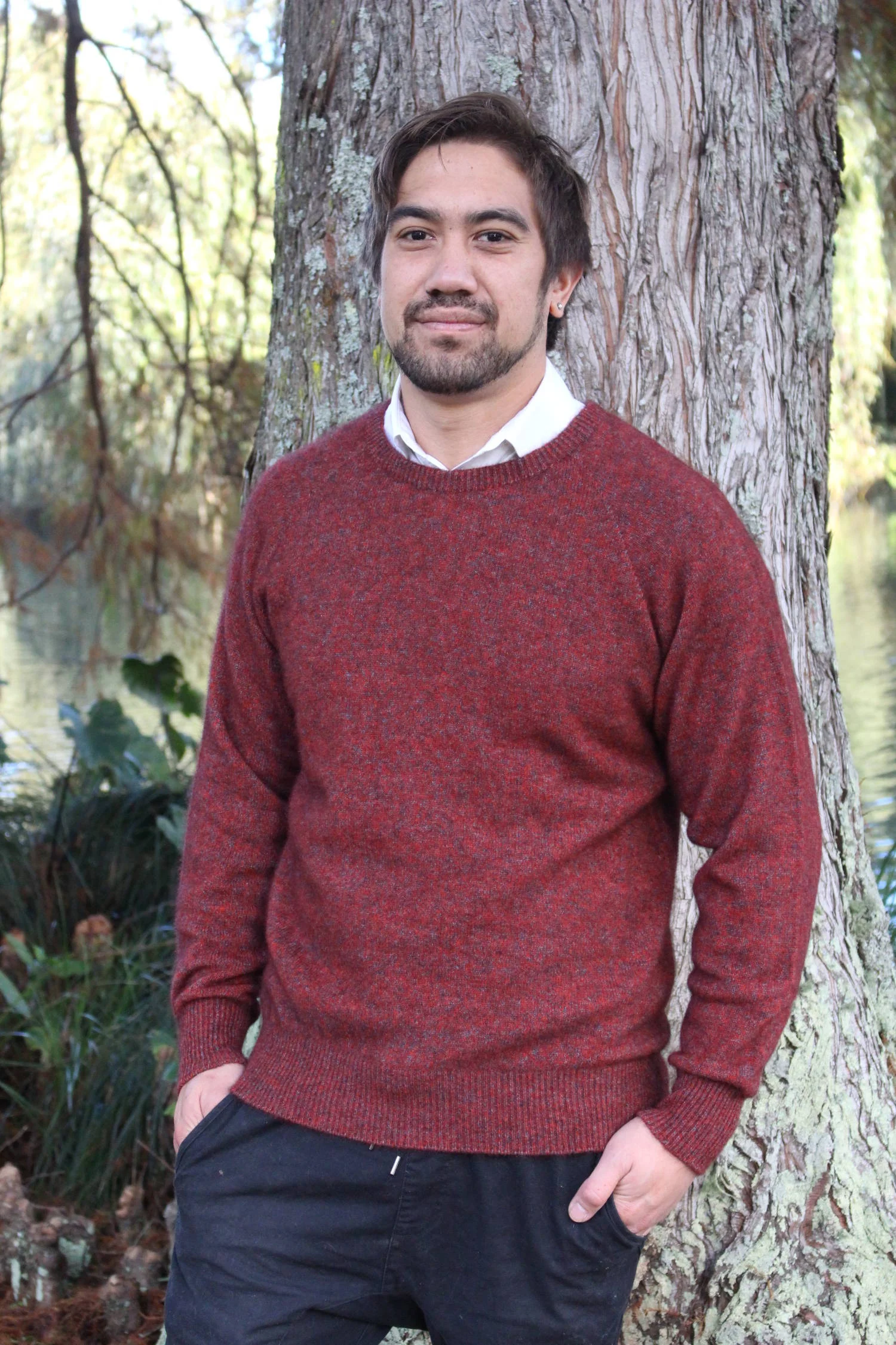 Men's Possum Merino Crew Neck Jumper — LarsMart