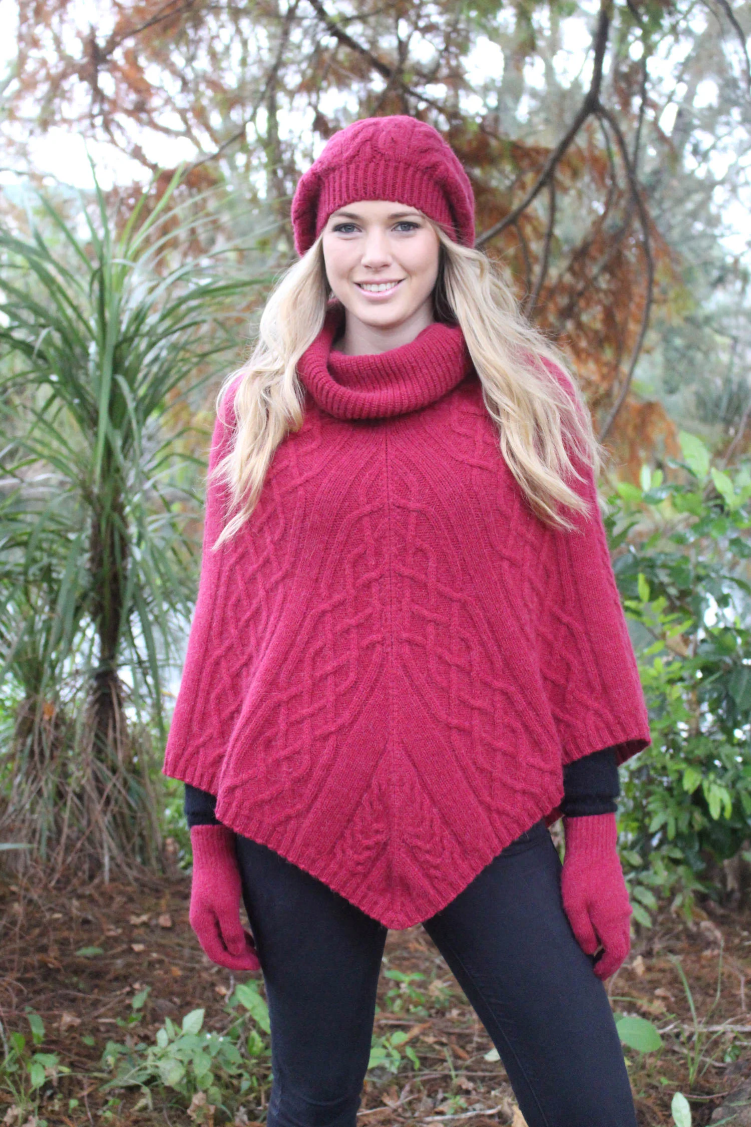alpaca-poncho-beanie-gloves-claret.jpg