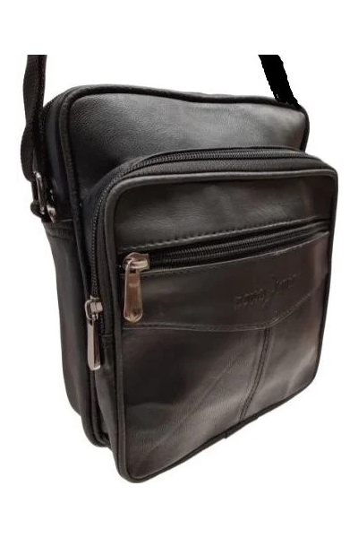 L614. Down Under Leather Shoulder Bag.