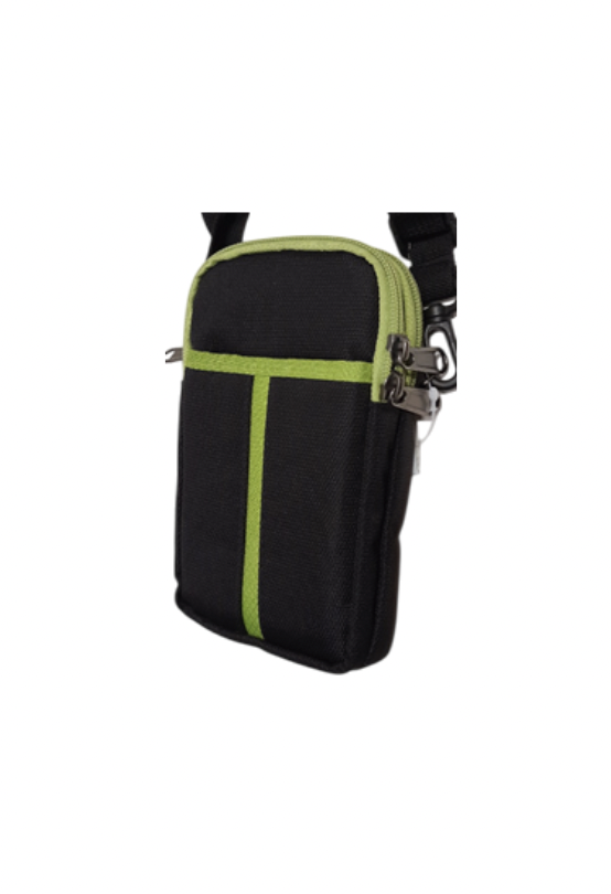 Down Under Slimline Phone & Belt Bag B317 | Compact Black Shoulder Bag | LarsMart NZ