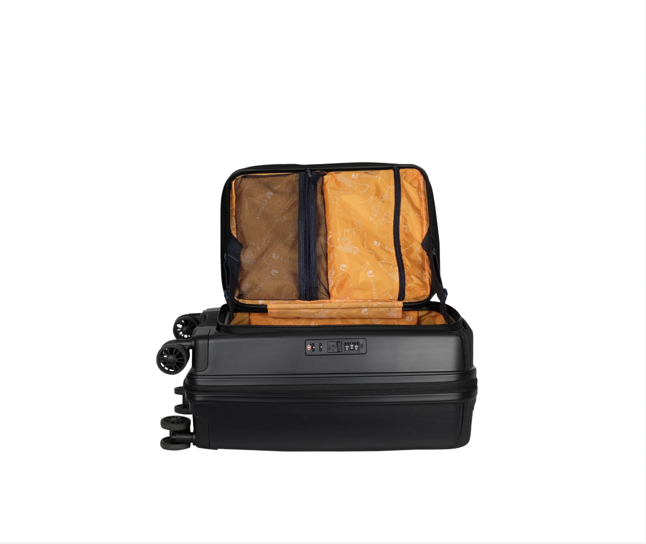 Voyager Montreal Top Opening Polypropylene Hardside Suitcase