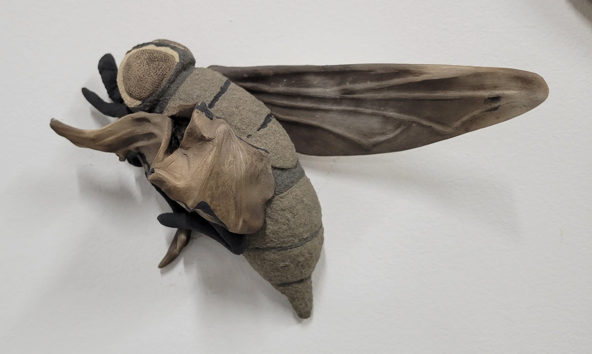 Sailing For Infinity porcelain, L.A. River dust, steel slag, granite, graphite 8” x 5 1/2” x 3”  2025