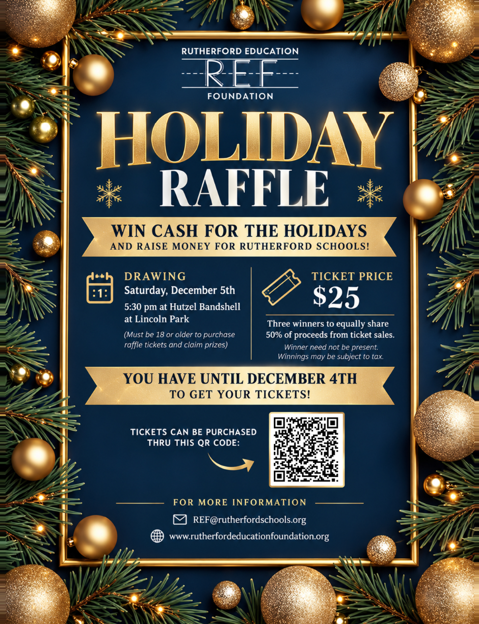 Holiday Cash Raffle 