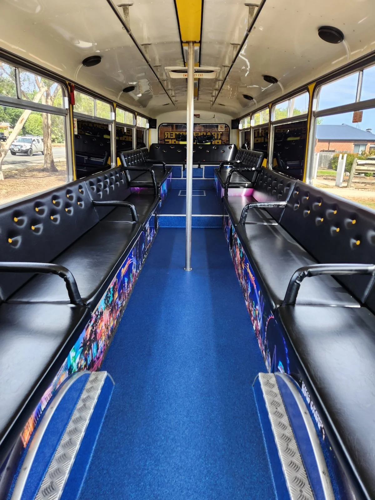  Inside the Bumblebee bus 