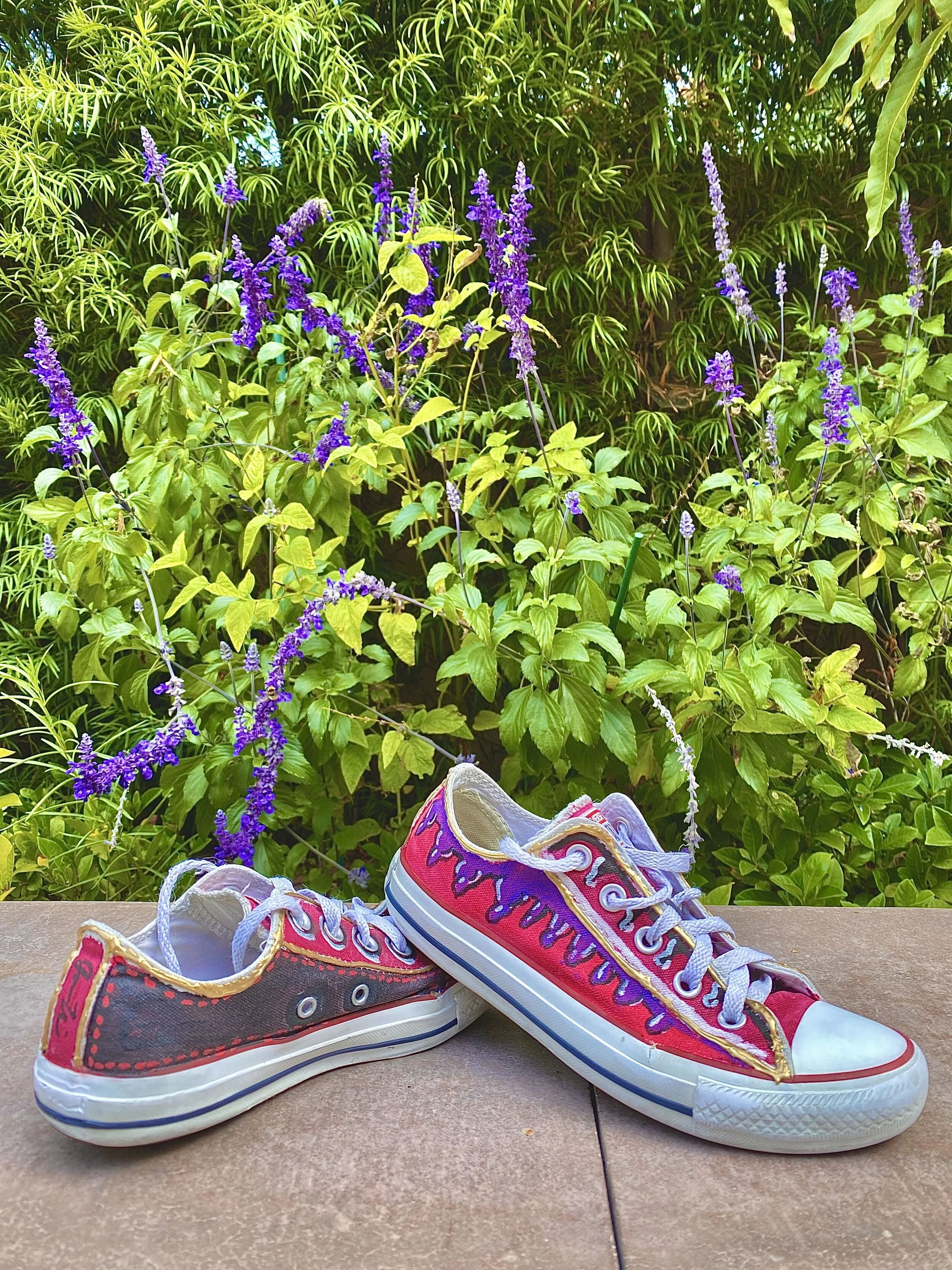 Painted Converse