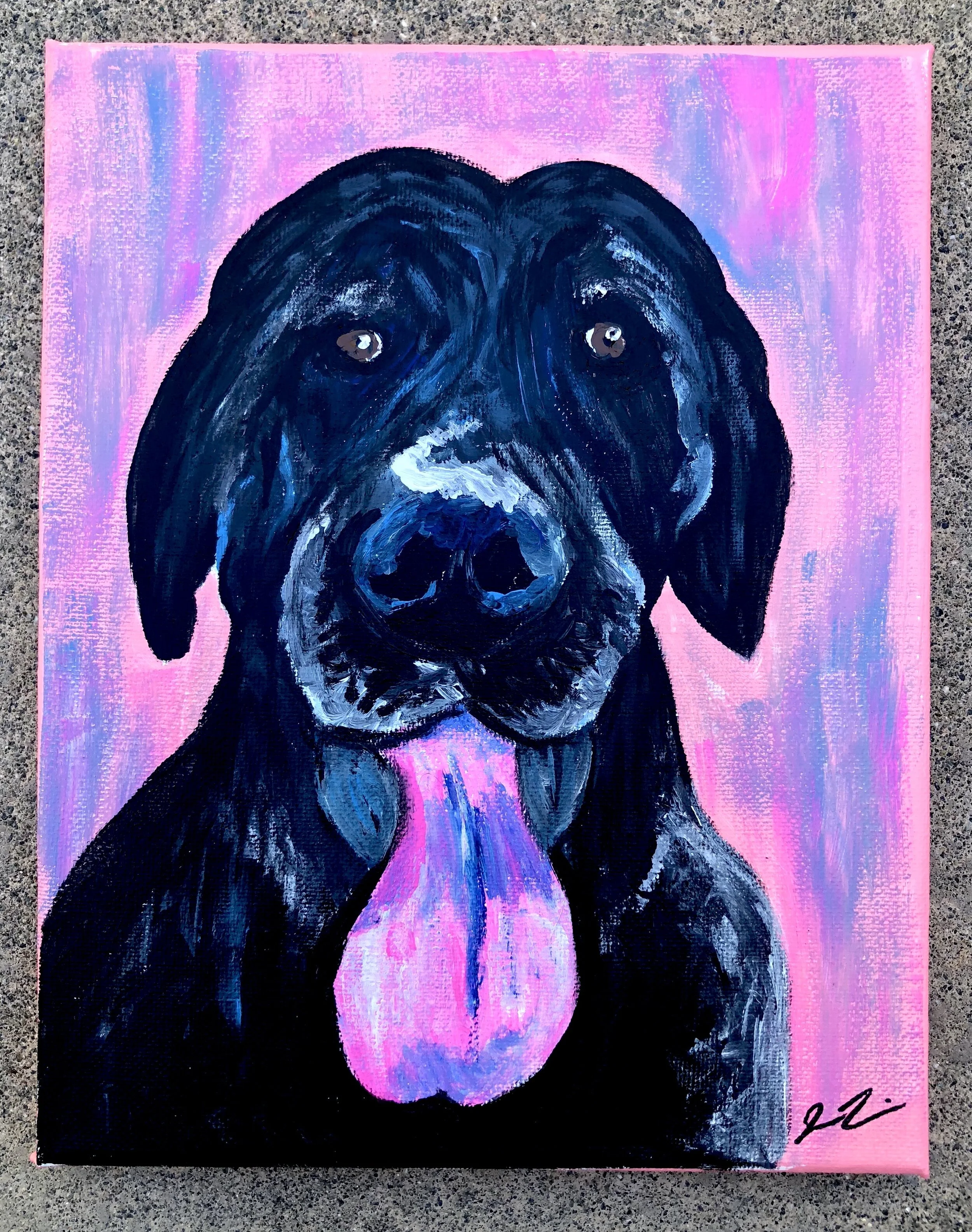 Romeo - Acrylic on 8x10in Canvas