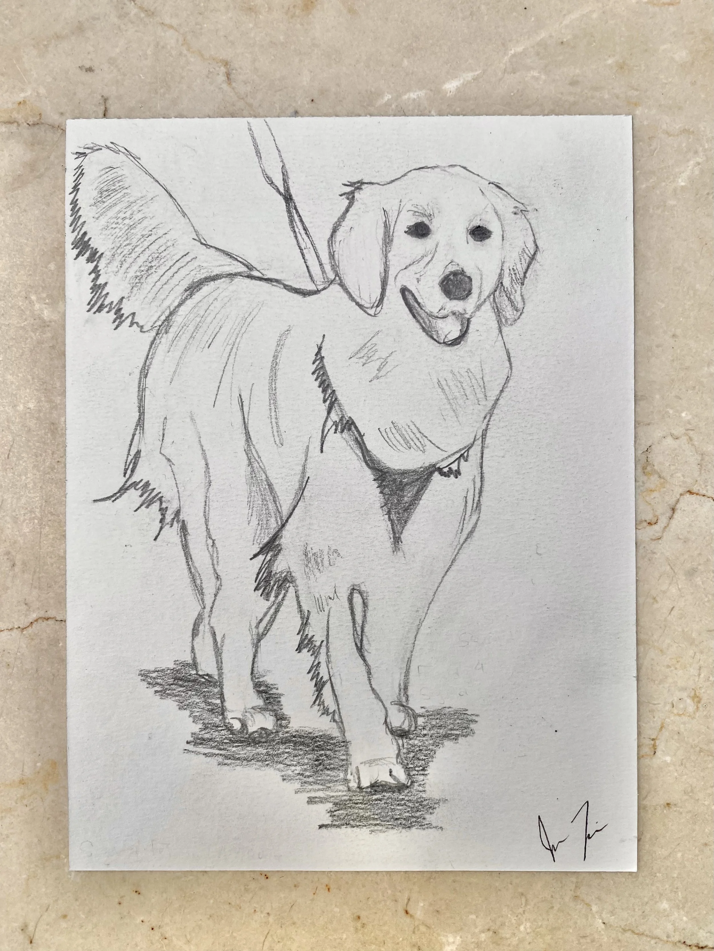 Segovia - Graphite on 6x8 Paper