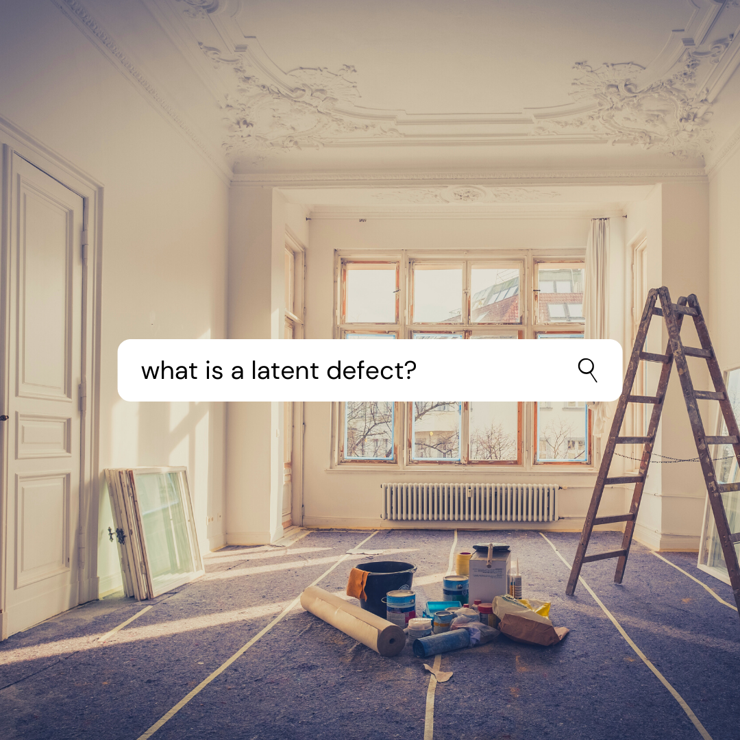 What is a latent defect?